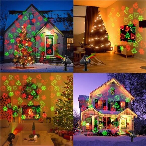 Christmas Projector Lights Outdoor Decorations Plug in Projector - Picture 6 of 6